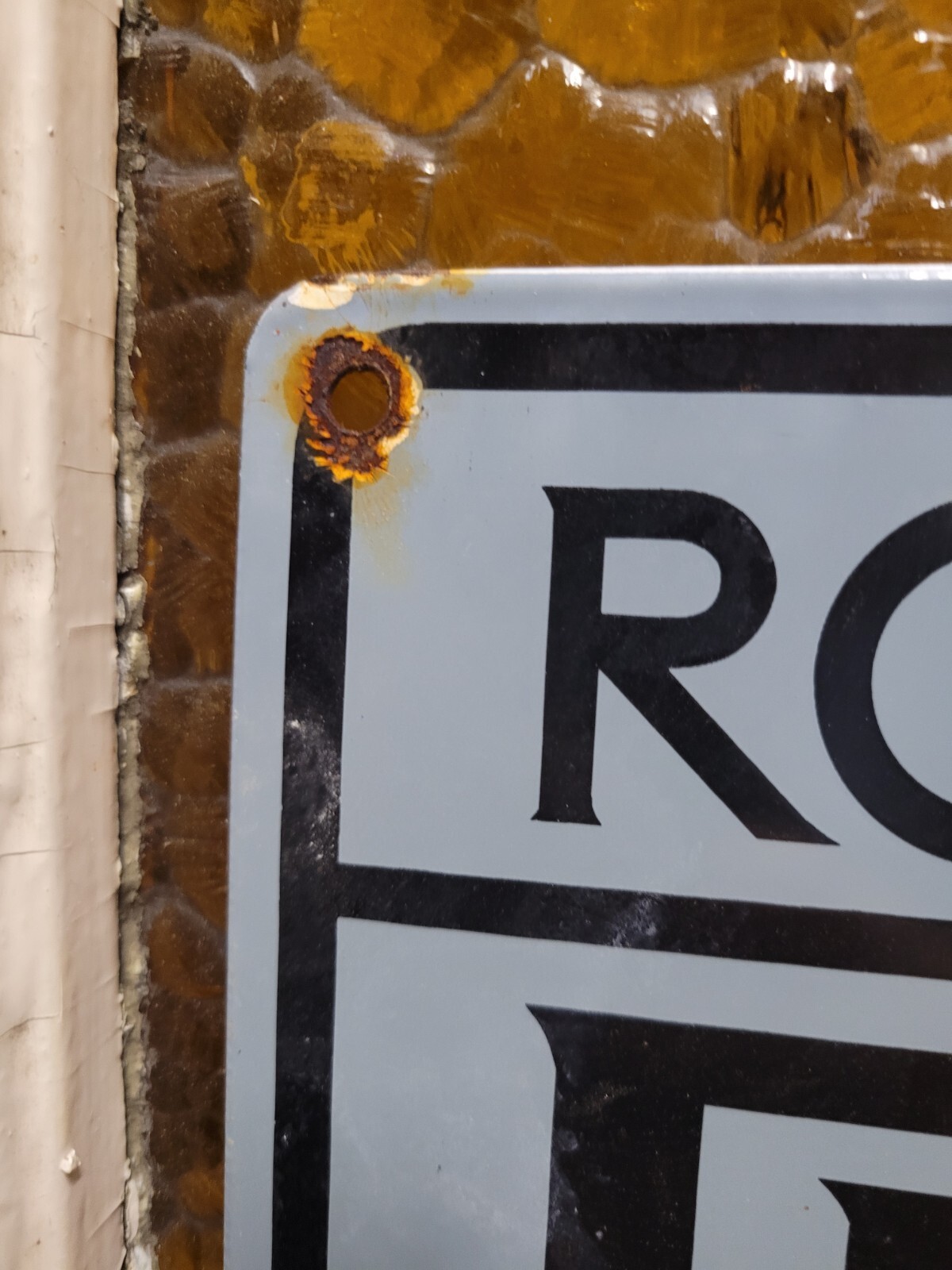 VINTAGE ROLLS ROYCE PORCELAIN SIGN BRITISH AUTOMOBILE DEALER LONDON CAR DEALER