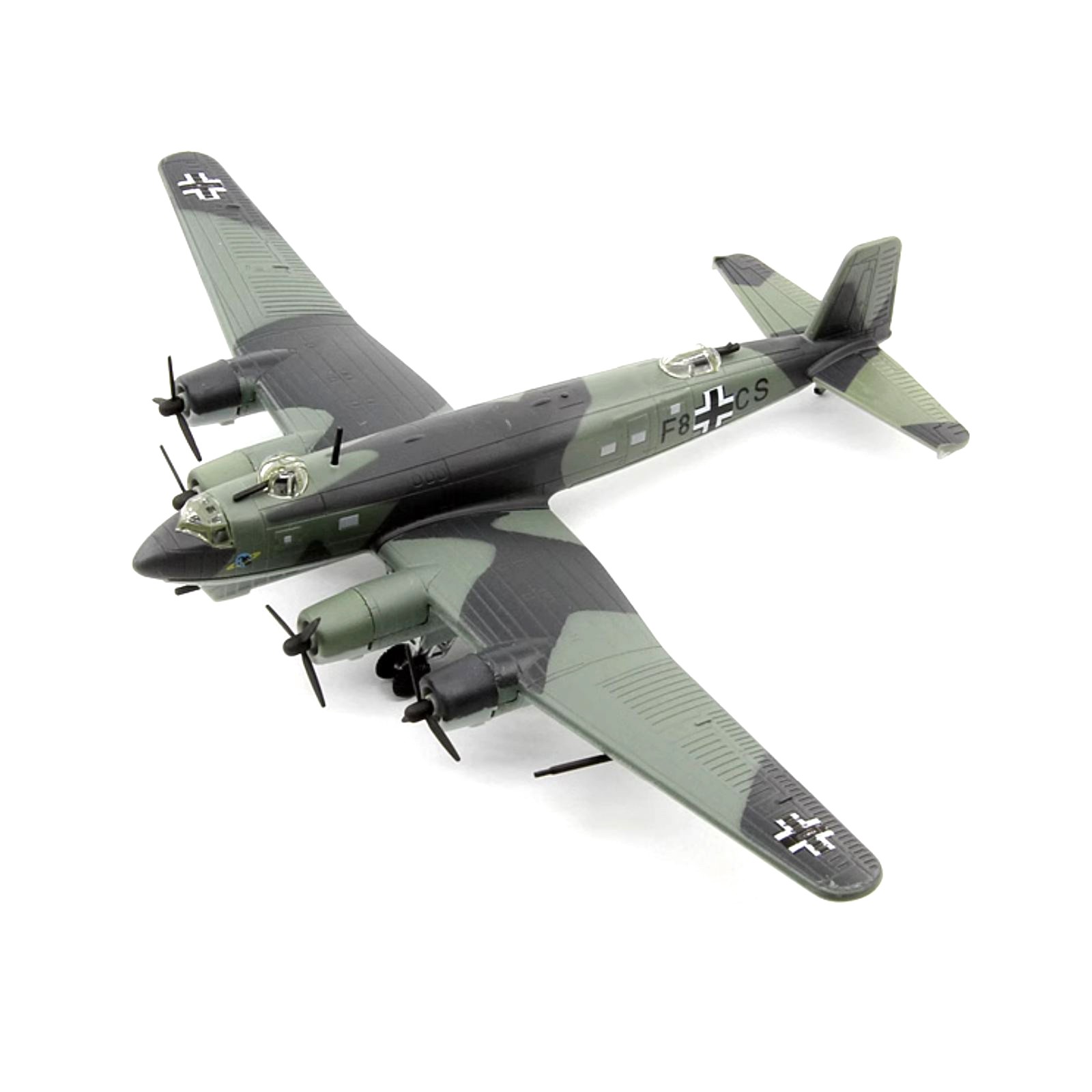 1:144 German Focke-Wulf Fw 200 Condor Aircraft Model Diecast Military Collection