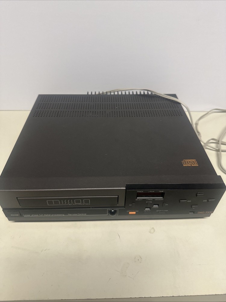 Mission Electronics DAD 7000 Vintage CD Player Tested Working