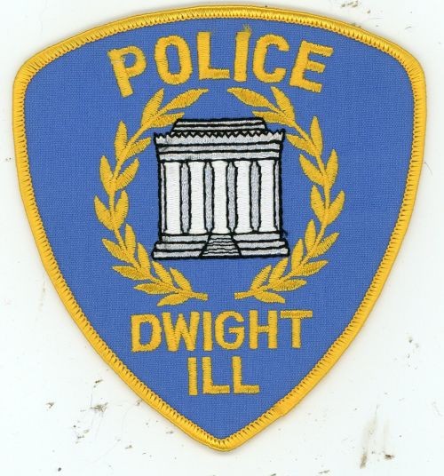ILLINOIS IL DWIGHT POLICE NICE SHOULDER PATCH SHERIFF