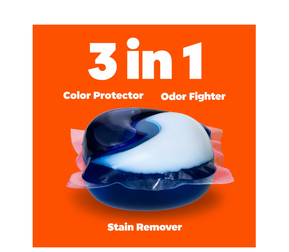 Tide PODS Laundry Detergent Soap Pacs, Spring Meadow Scent, 57 Count