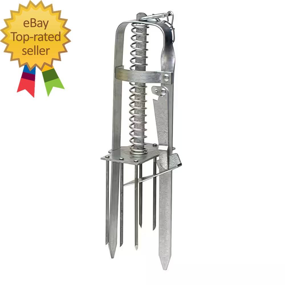 Plunger Style Mole Trap