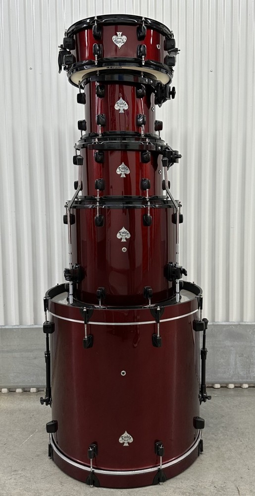 ddrum Drum Set 5-piece Kit Shell Pack Diablo Red/ Black