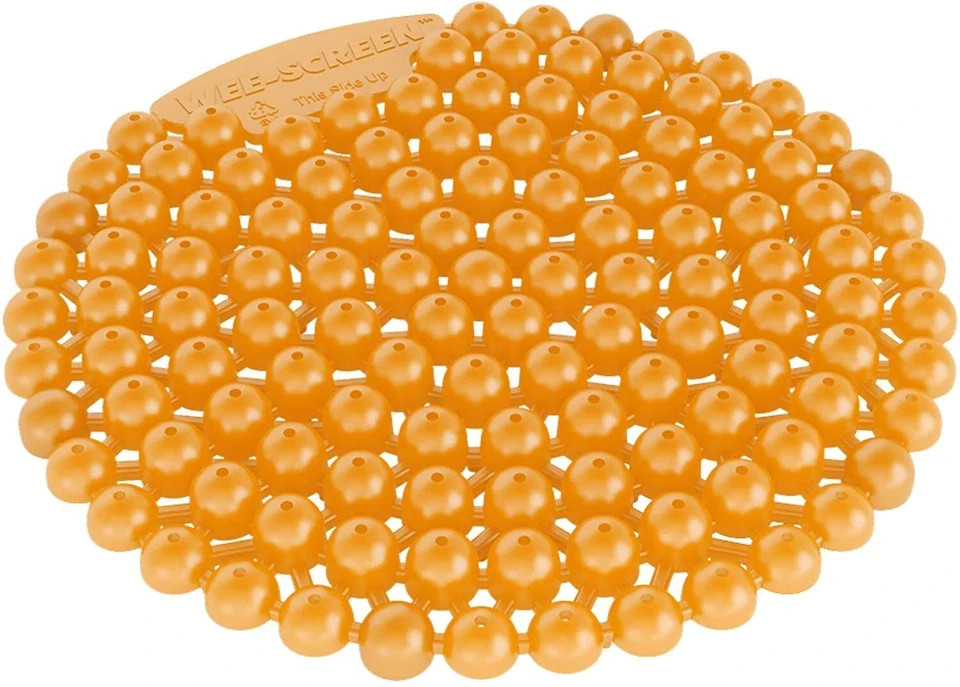 Urinal Screen & Deodorizer Citrus Mango scent For Schools Wee- Screen 5 pack