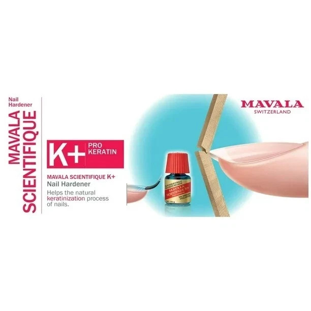 2 PACK Mavala Scientifique K+ Nail Hardener 0.16oz