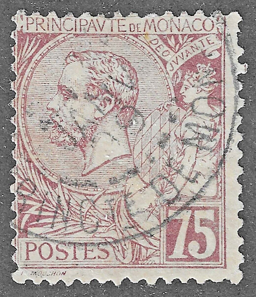 Monaco (1894)  - Scott # 24,   Used