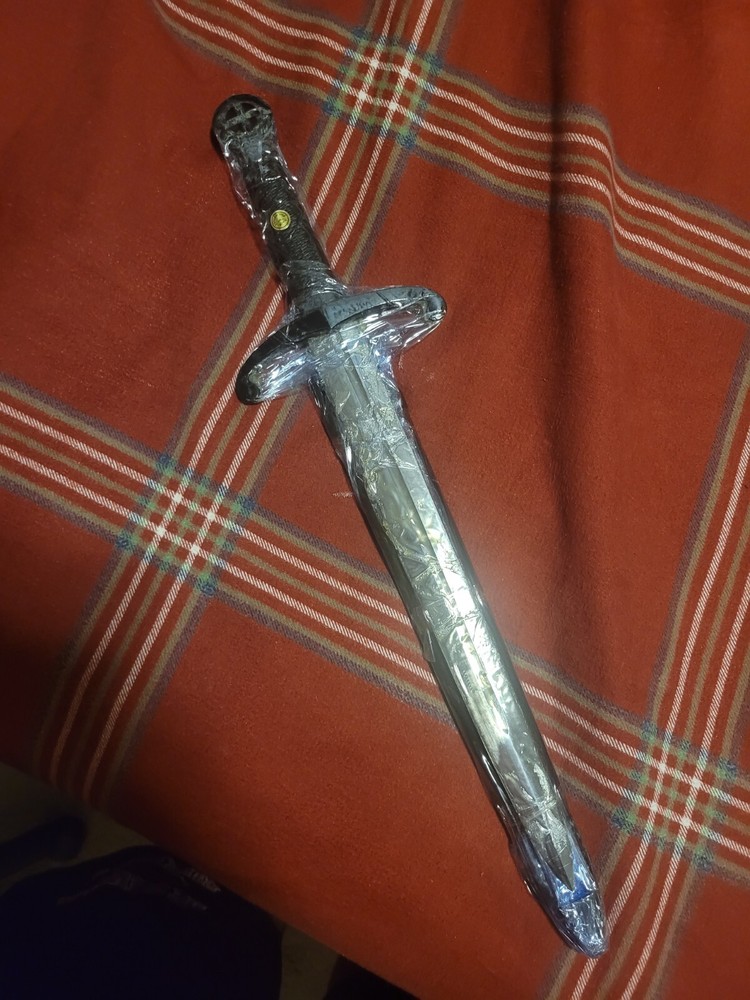 Medieval Knight Dagger And Sheath