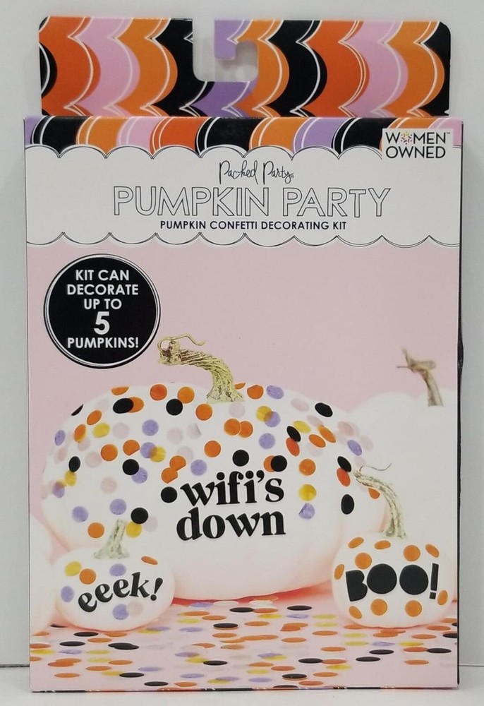 Packed Party Pumpkin Confetti Decorating Kit