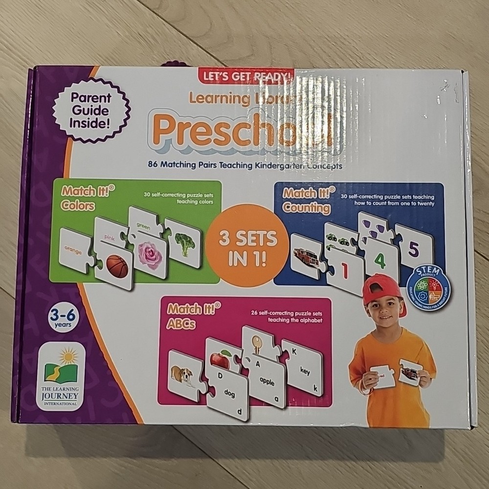 The Learning Library Preschool Learning Set STEM Education Kindergarten Unopened