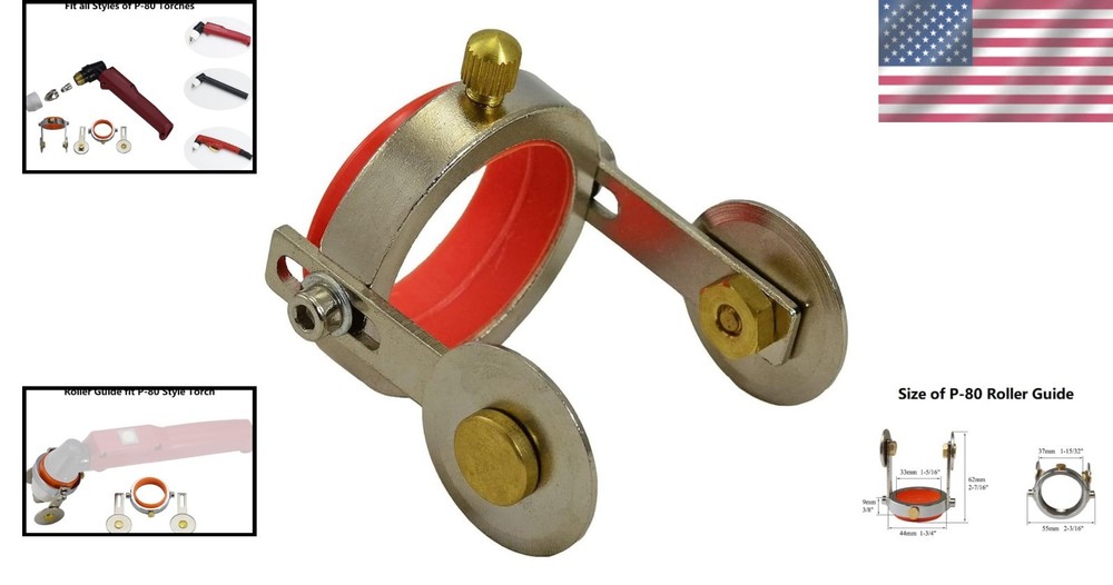 Compact Copper Roller Guide Wheel with One Screw for Plasma Cutting Efficiency