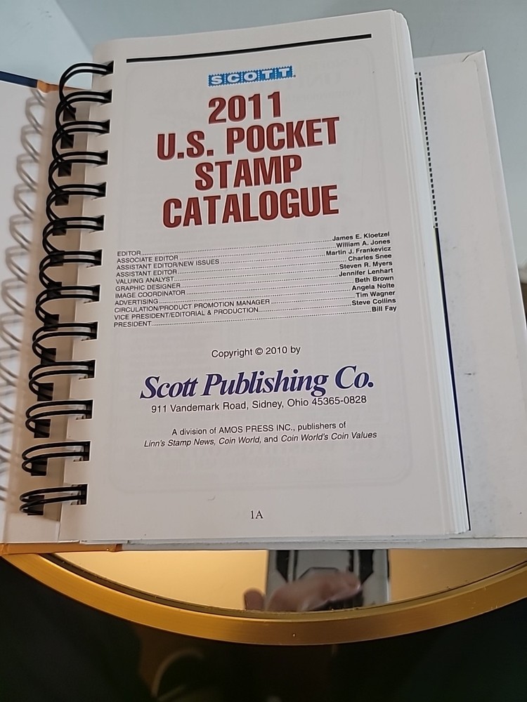 Scott 2011 U.S. Pocket Stamp Catalogue by Kloetzel, James E. New