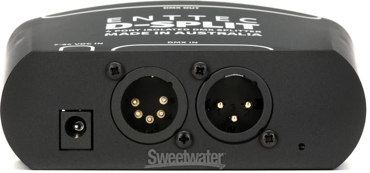 ENTTEC D-Split 4-port Isolated DMX Splitter