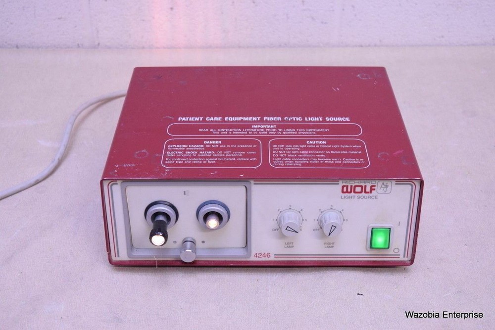 RICHARD WOLF FIBER OPTIC LIGHT SOURCE 4246 4246.001