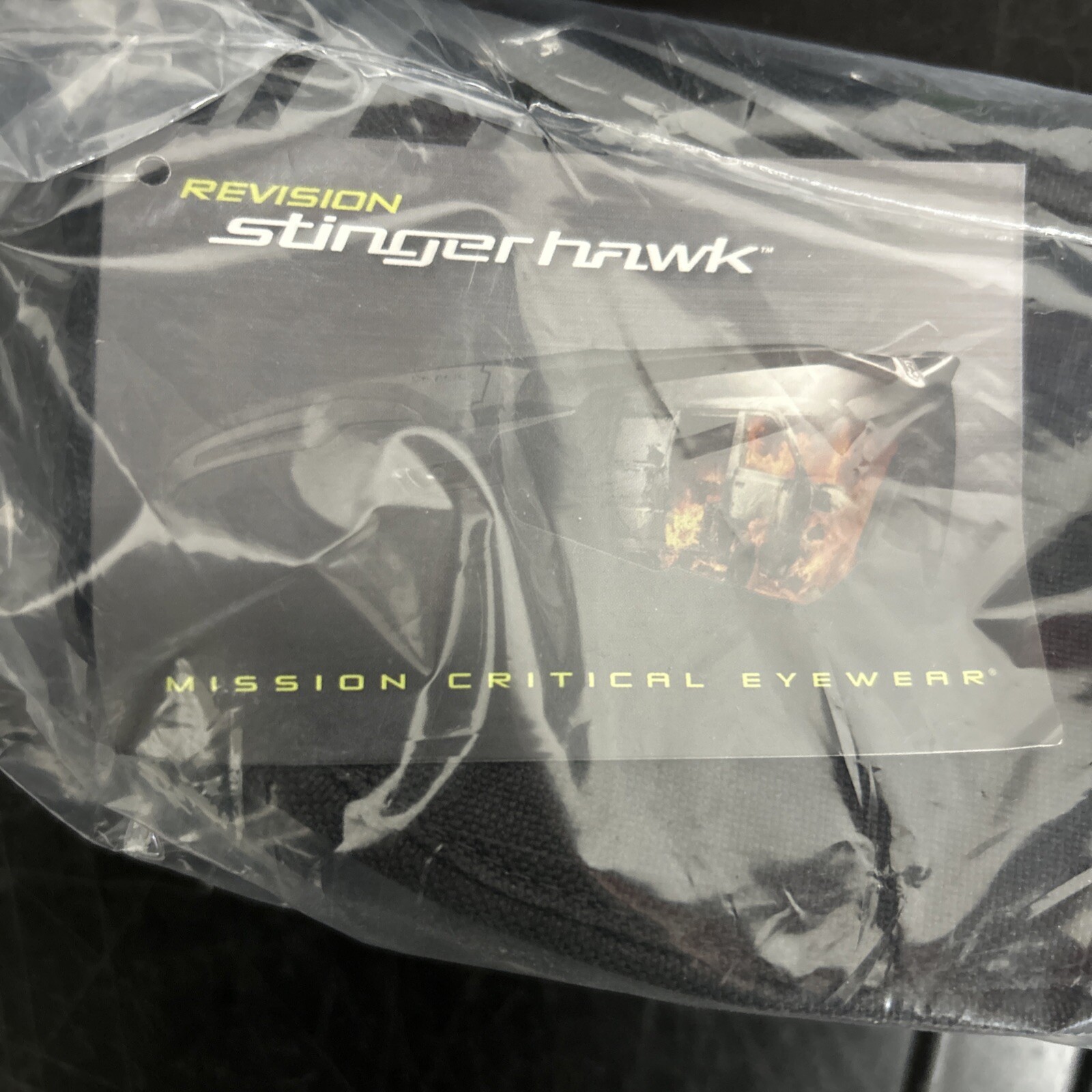 US Military Issue Revision Stingerhawk Black APEL Ballistic Eyewear Glasses