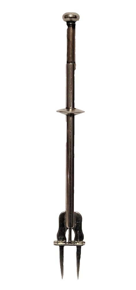 ALPAKA Mechanical Spring loaded Olive / Cherry Fork - Bar Tool
