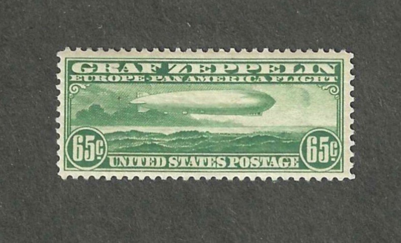 #C13  1930  65c ZEPPELIN ISSUE MNH OG SINGLE