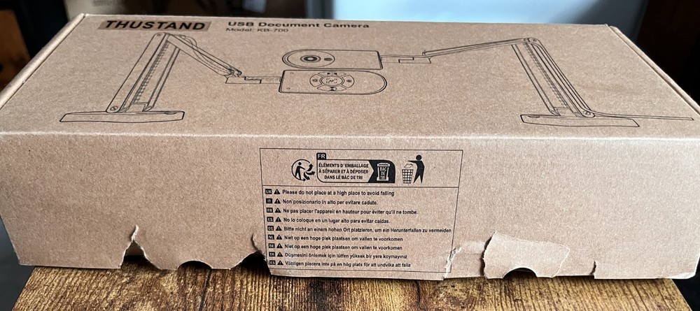 THUSTAR 8MP Document Camera & Webcam 4K with Dual Microphones, USB Visualise/g