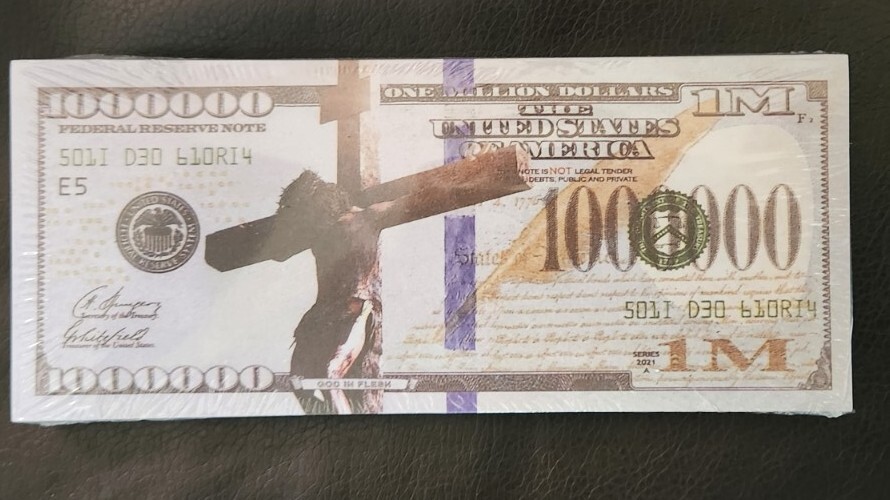 Million Dollar Bill Gospel Tract 10 Pack