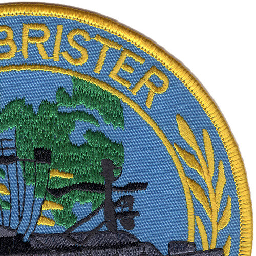 USS Brister DER-327 Destroyer Escort Radar Picket Ship Patch