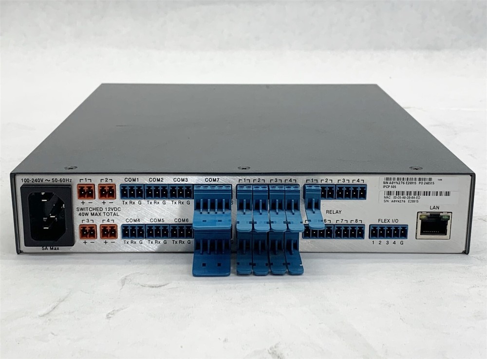 Extron IPCP 505 AV 8-Port IP Link Control Processor w/ TLP 700TV Touch Panel