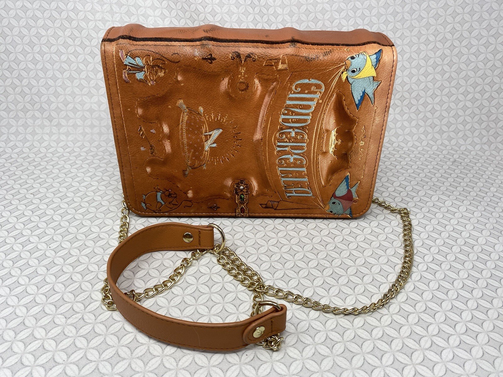 Loungefly Disney Cinderella Book Crossbody Purse Bag Cosplay