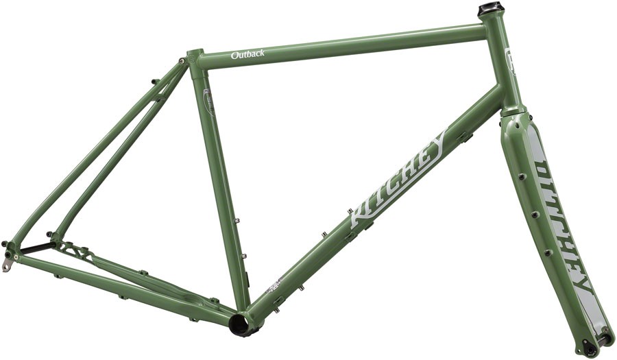 Outback Frameset - Winter Sage - Ritchey Outback Frameset - 700c/650b, Steel,