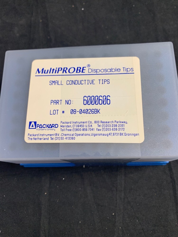 PACKARD MultiPROBE Micro Conductive Disposable Pipette Tips 6000604 96/Pack