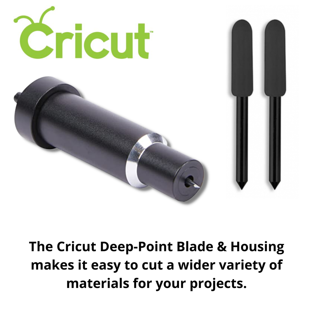 Cricut Deep Point Blade & Housing, Cricut Maker & Explore & Extra Blades GENUINE