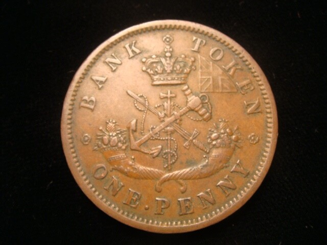 CANADA. UPPER CANADA. PENNY 1857.