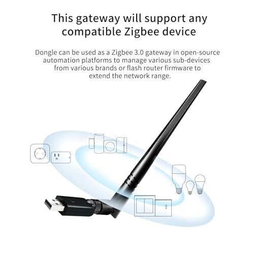 Zigbee3.0 USB Dongle Gateway，Universal Zigbee Gateway Adapter with