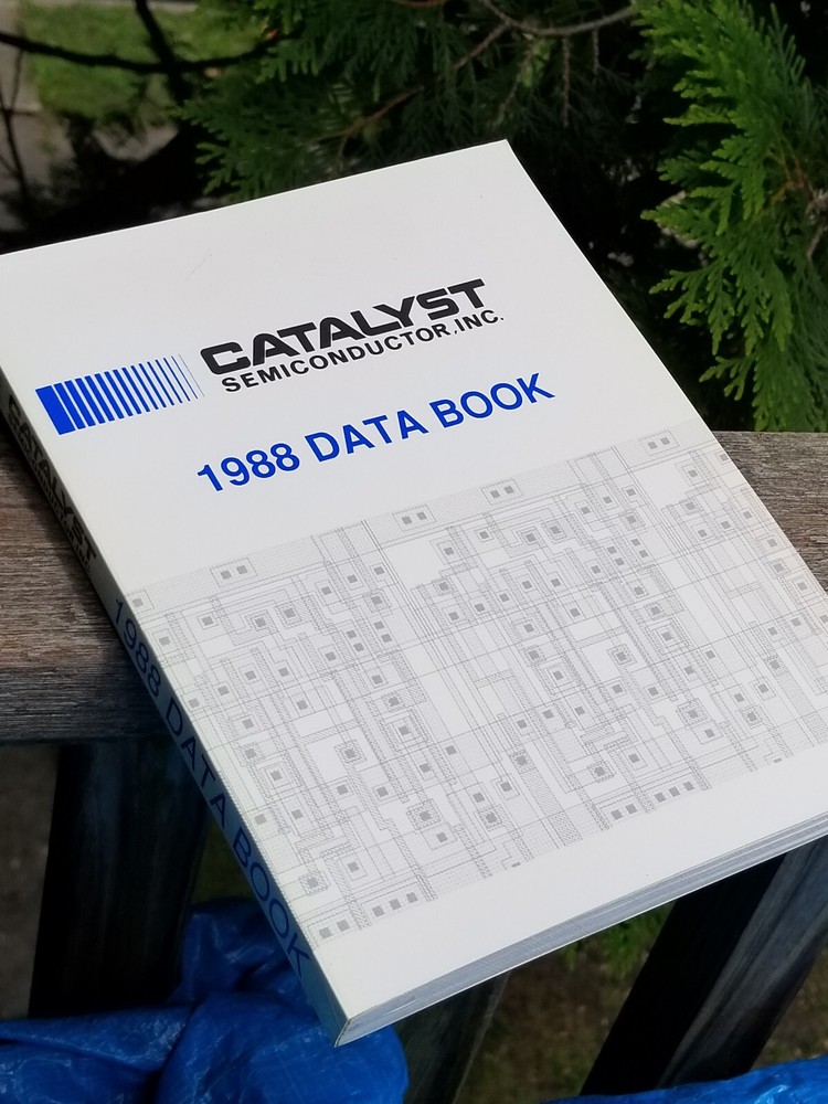 VINTAGE ELECTRONIC BOOK CATALYST SEMICONDUCTOR DATA  CATALOG 1988