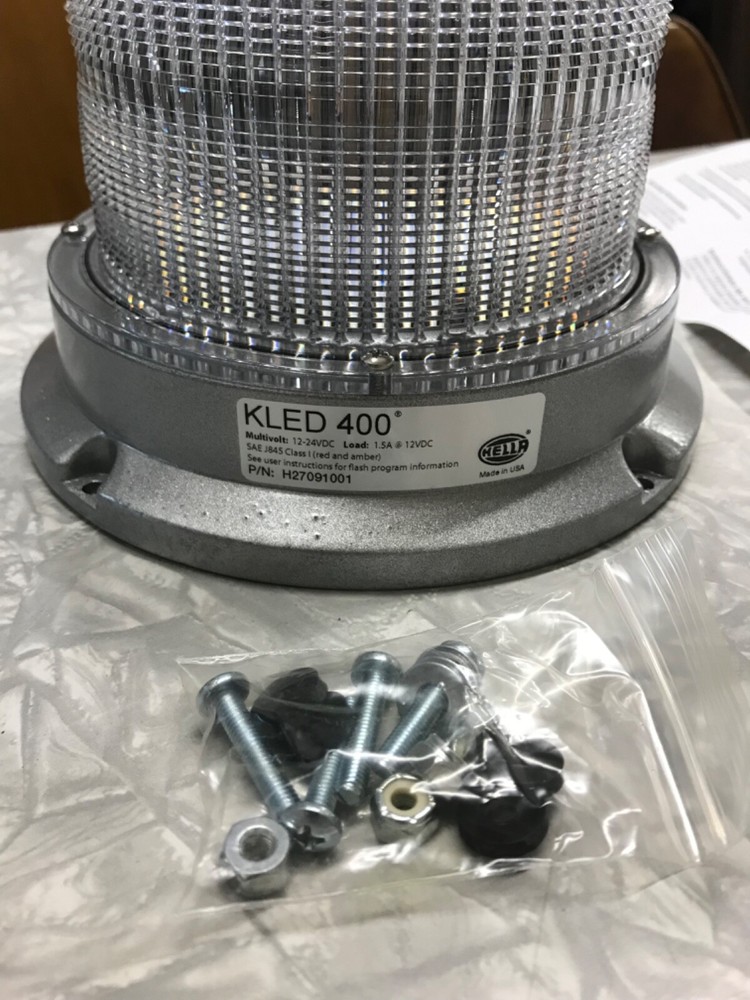 Hella K-LED 400 Warning Beacon Amber Flash