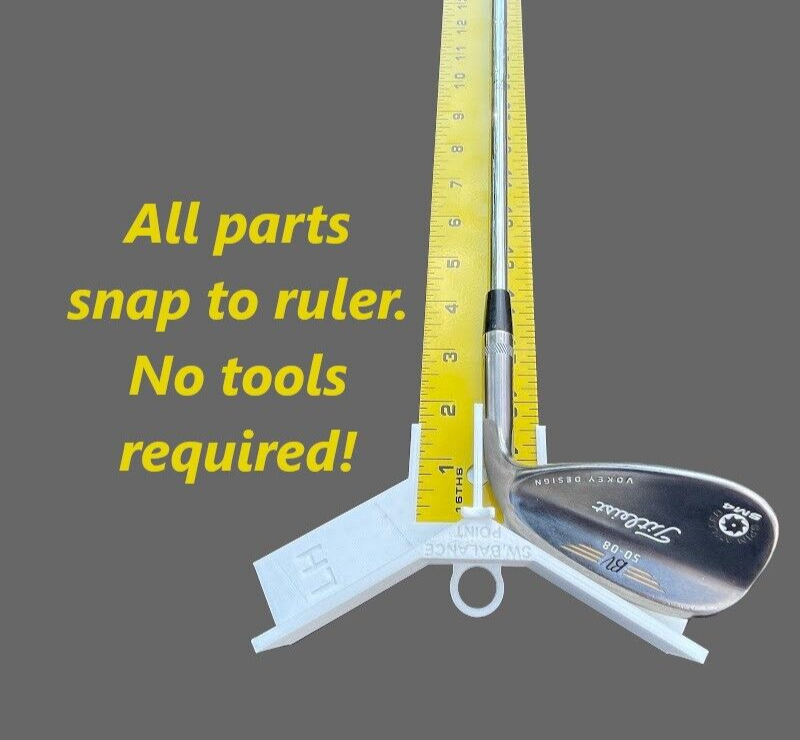 Golf Club Ruler - Fitting Tool - Length Measure - Swing Weight - Works w/ Empire