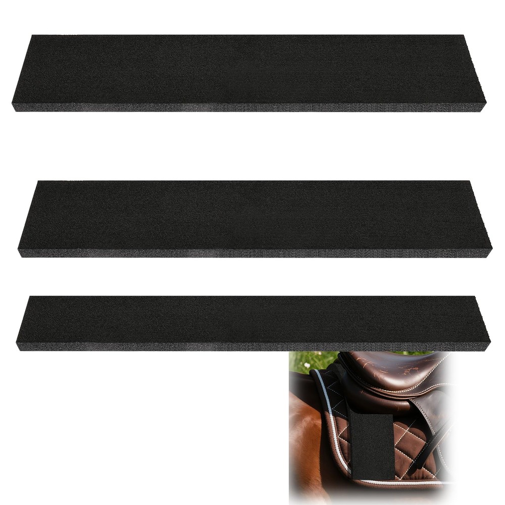 3 Pcs Saddle Shims 2 Sizes Shock Absorption Memory Foam Shims to Adjust Saddl...