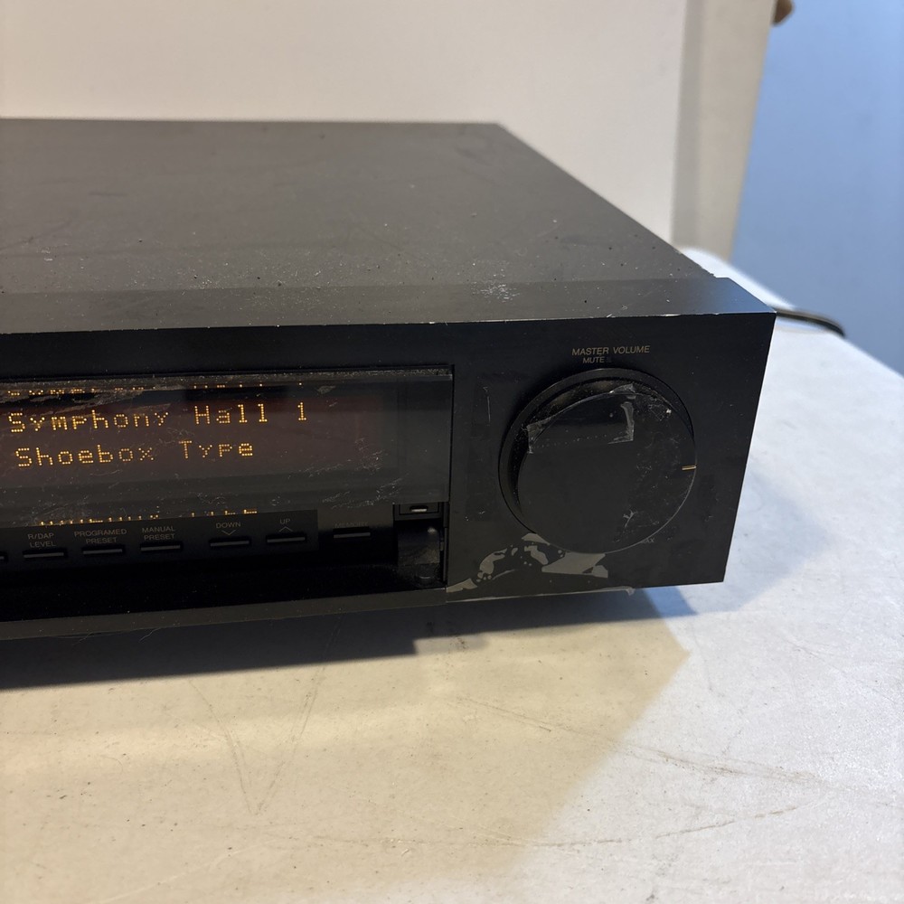 JVC XP-A1000 Digital Acoustics Processor -Works But Has Adhesive On Front -READ!