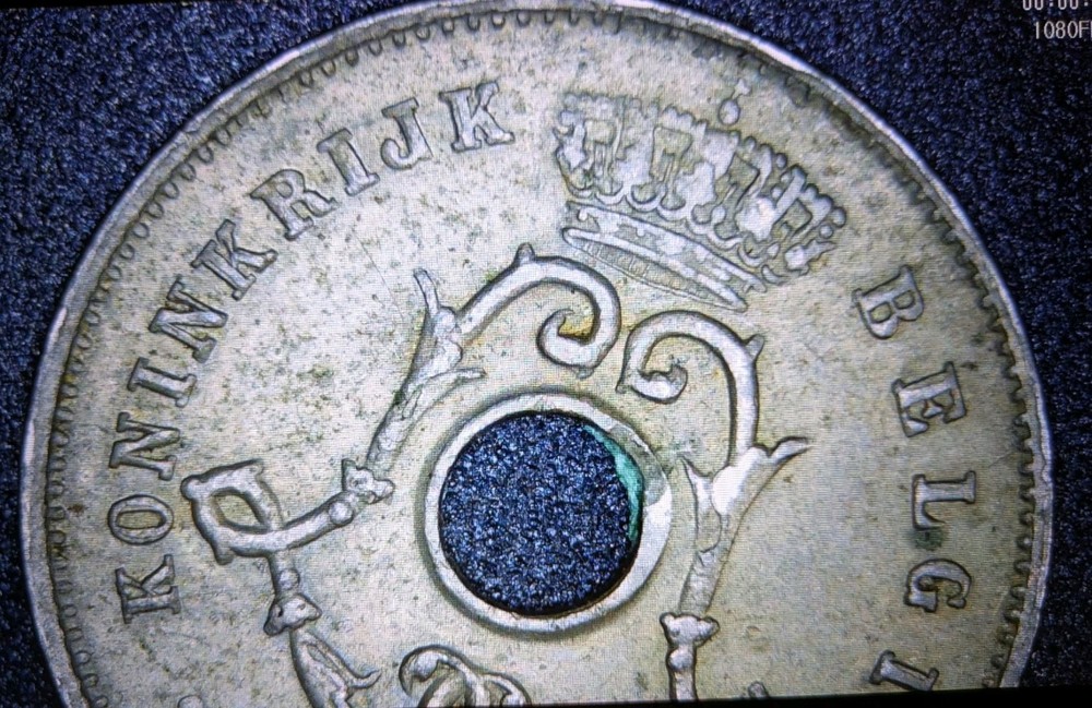 1905 Belgium 5 centimes Cent Dutch Text Extra Fine