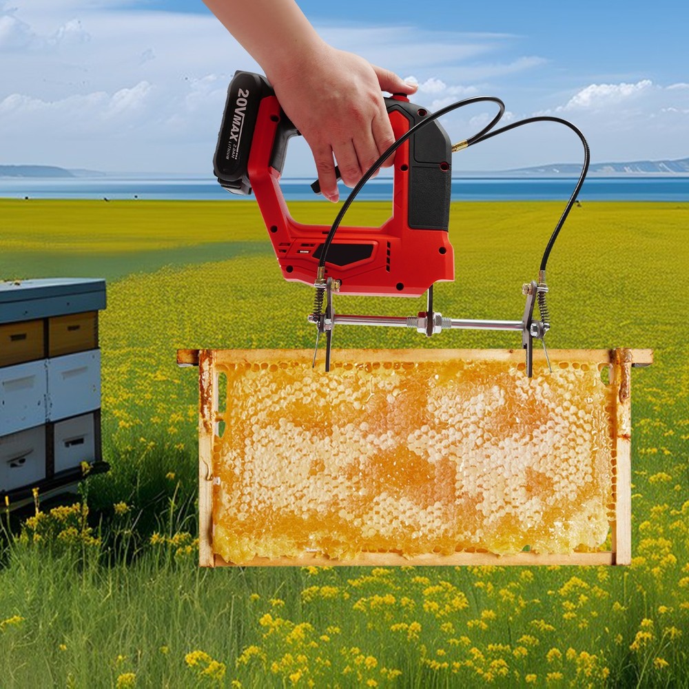 Portable Electric Bee Shaker, Handheld Beehive Frame Shaking Machine Bee Remover