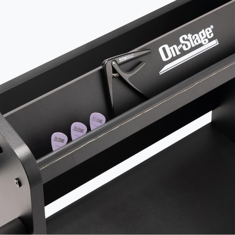 On-Stage GWS5000B Guitar Workstation (Amp Stand, Electric Guitar or Bass Stand,