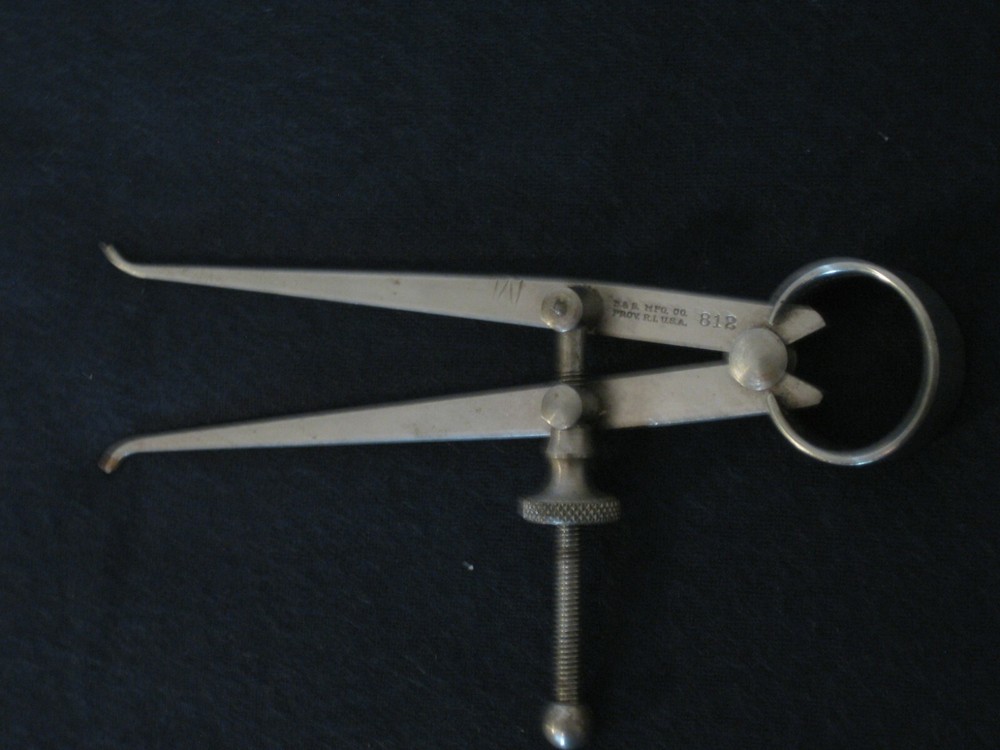 BROWN & SHARPE 812 4" INSIDE CALIPERS NICE!