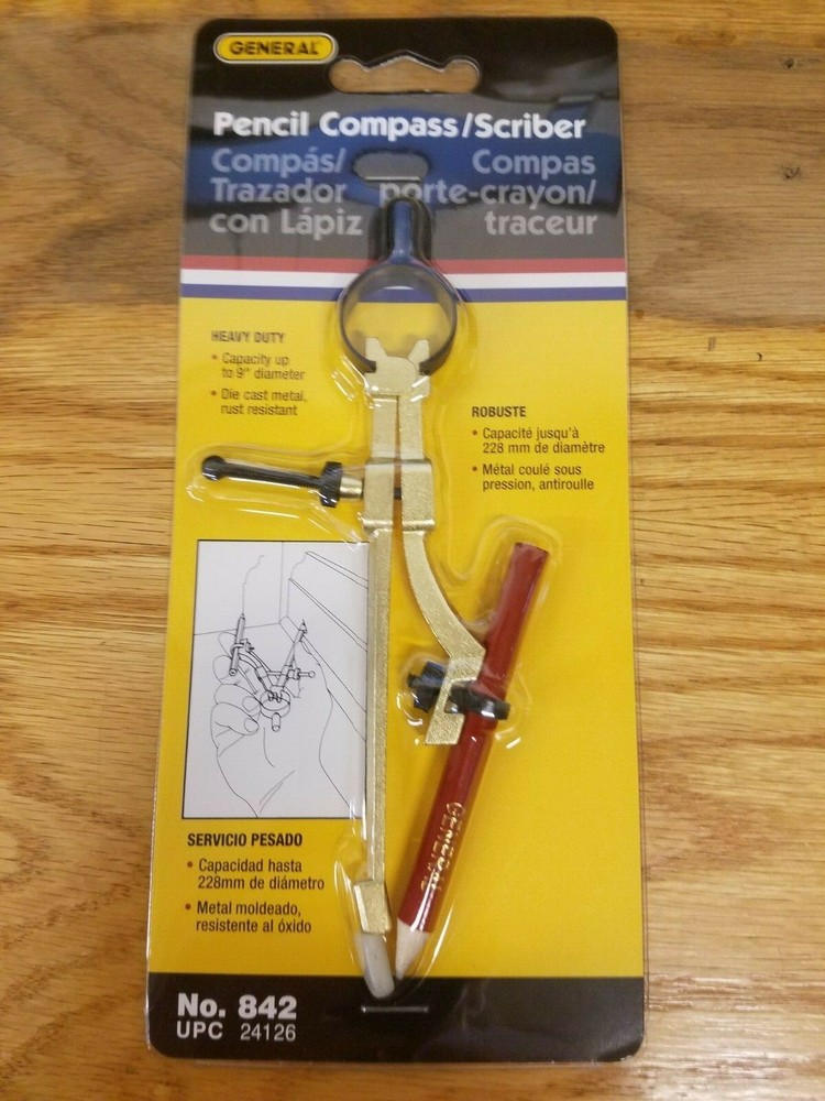 GENERAL TOOLS 842 PENCIL COMPASS SCRIBER