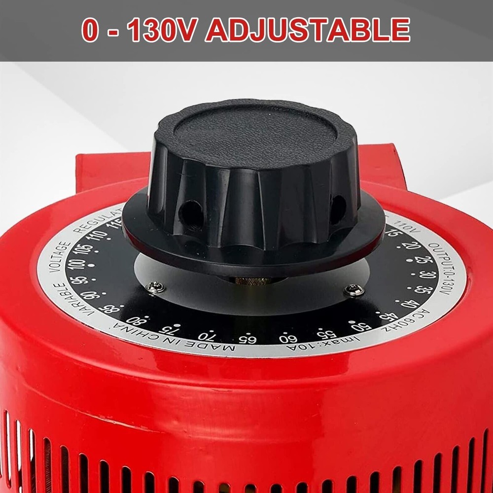 20Amp Variac Variable Transformer Auto AC Voltage Regulator Power Supply 0-130V