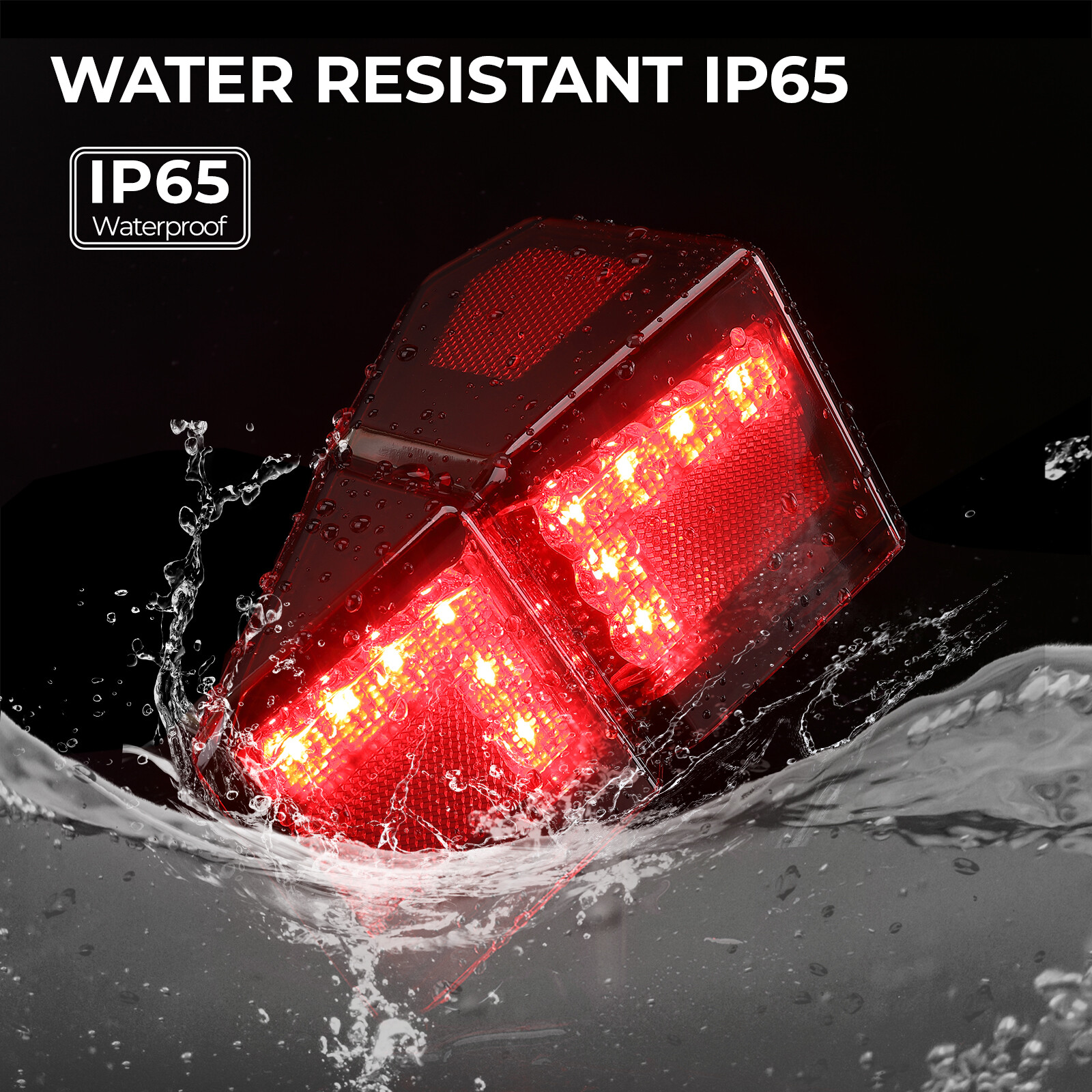 UTV Rear Tail Light Left&Right for 2017-2025 Polaris Ranger 1000 XP CREW 2413766