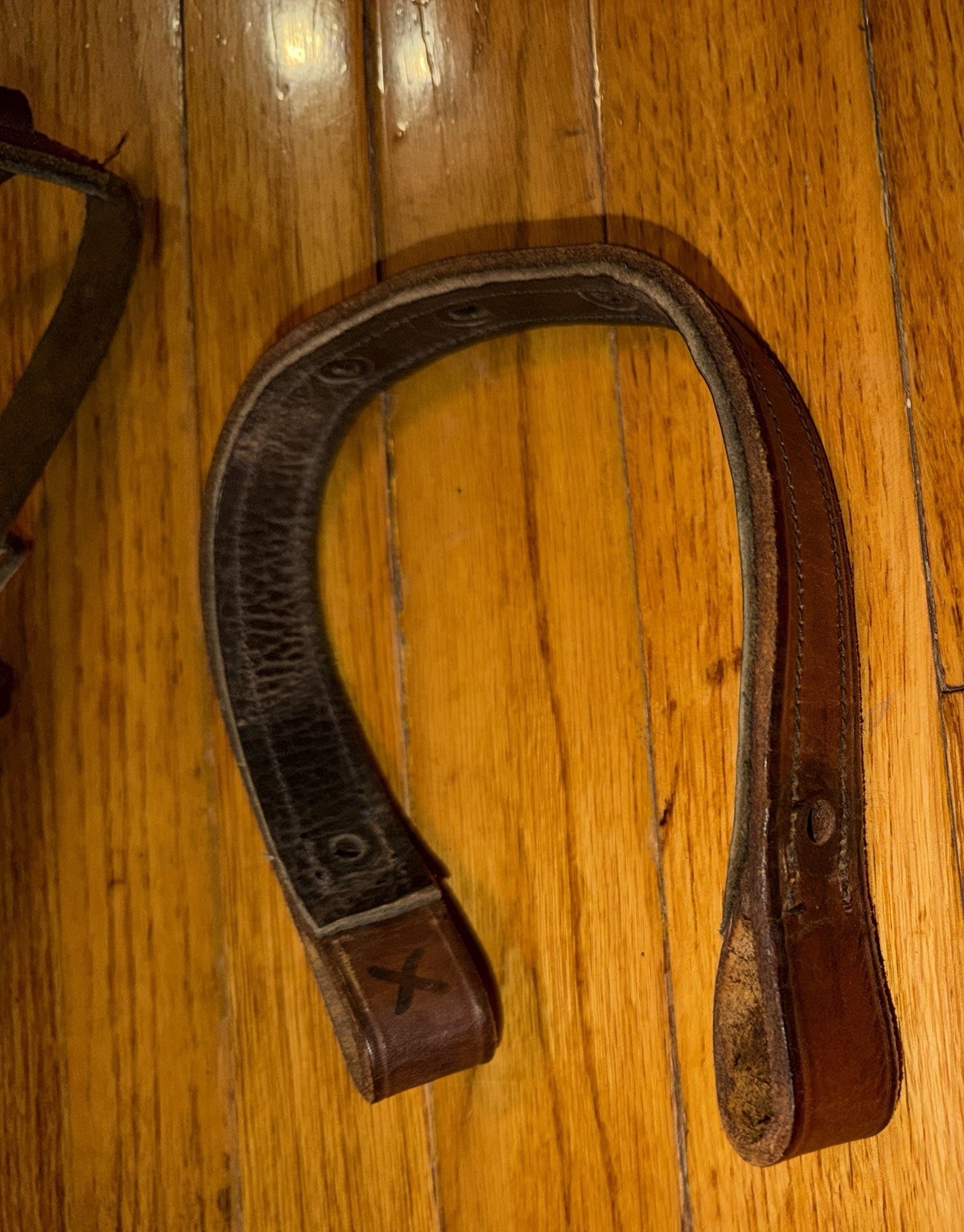 Leather Horse Head Gear and Leather/Nylon Reins