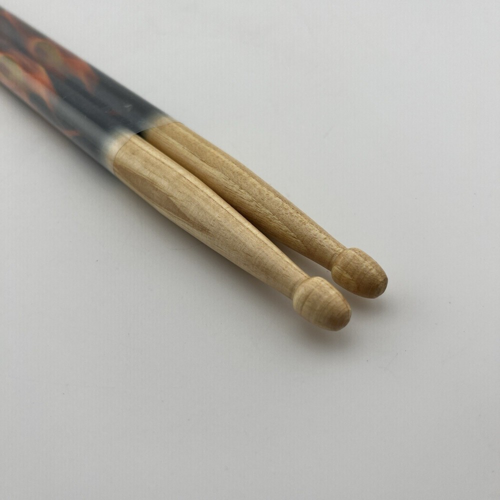 Skull And Flames Pattern Drum Sticks Stocking Stuffer