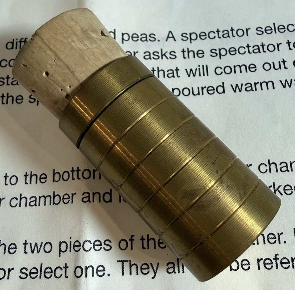 Vintage Brass PEACAN Magic Makers Magic Trick