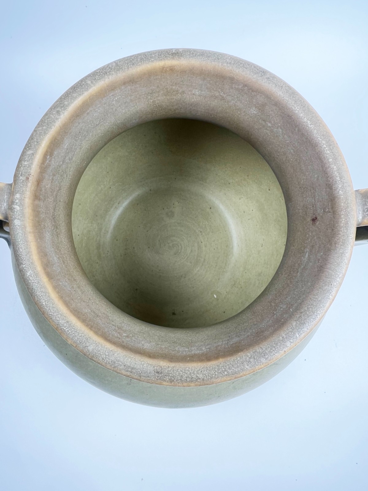 Roseville Carnelian I Green Drip 1926 Vintage Arts And Crafts rose bowl vase 357