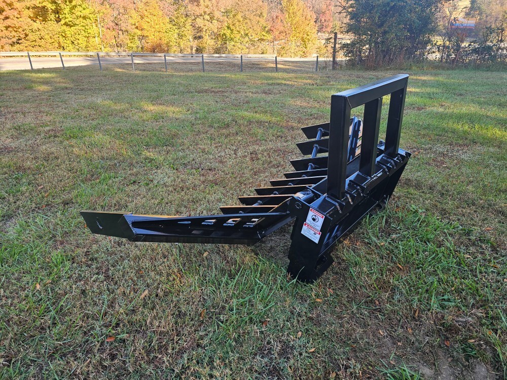 96" Severe Duty Root Rake/skidsteer/tractor Universal Hookup