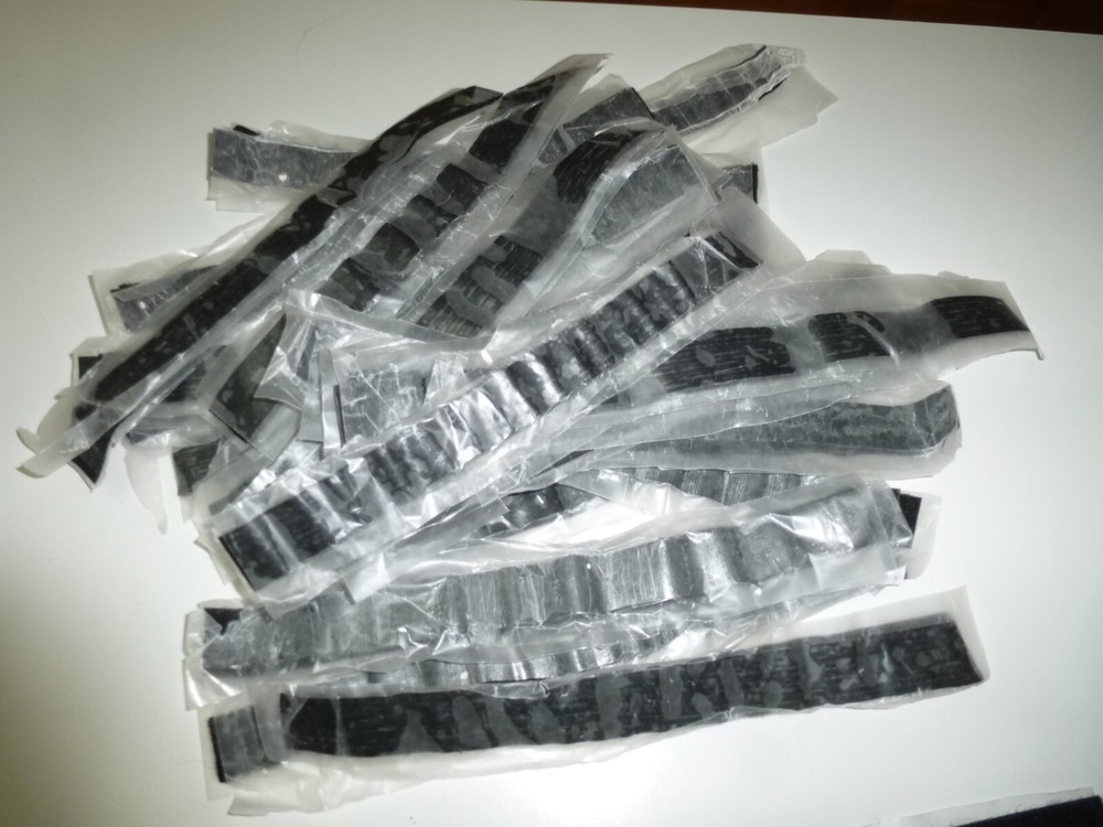 Hook and Loop  Strips - 1" x 12" adhesive back USED - 2  strips per order