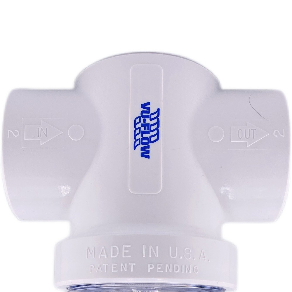 Vu-Flow/Rusco 2" Spin Down Screen Water Filter System with 24 Mesh Element