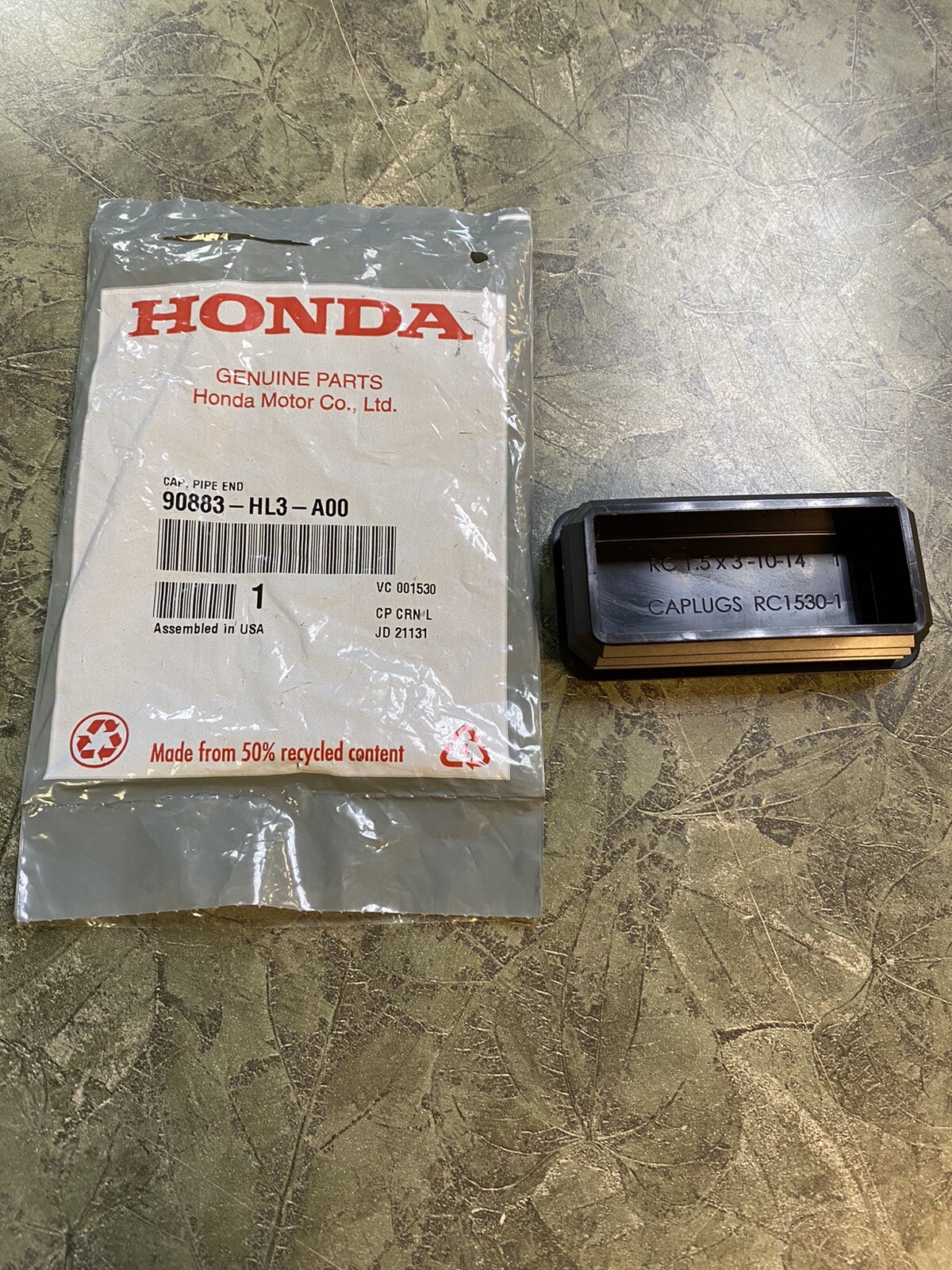 OEM Honda Pioneer 500 520 700 SXS Frame End Cap 90883-HL3-A00